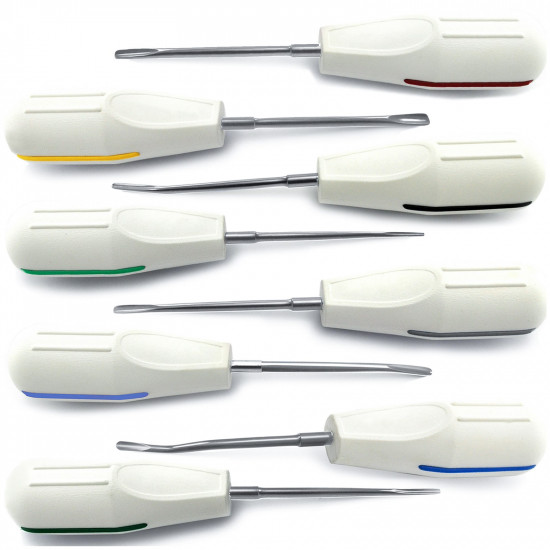 Root Extracting Oral Surgery White Plastic Luxating Elevators Tooth